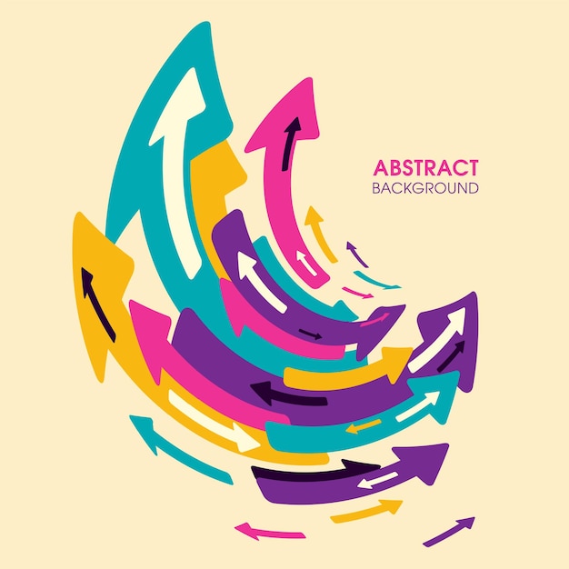 Illustration of Geometrical abstract background