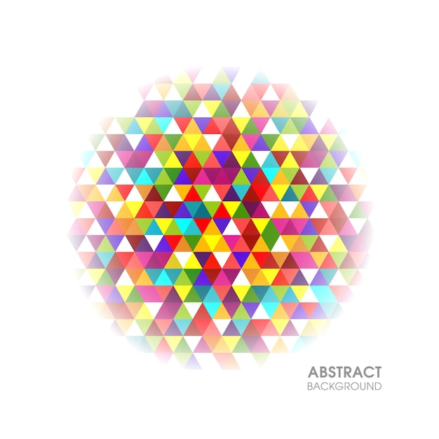 Illustration of geometrical abstract background