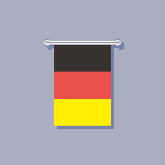 Illustration of Germany flag Template