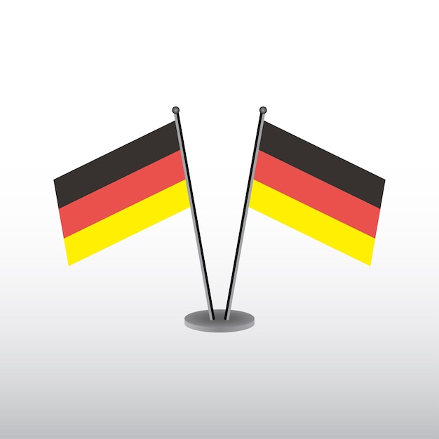 Illustration of Germany flag Template