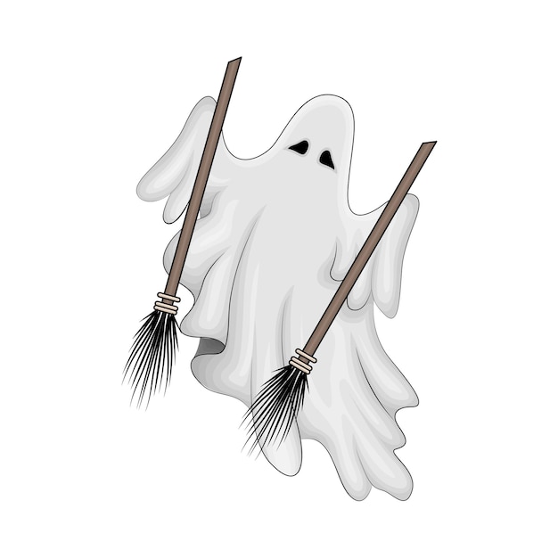 Vector illustration of ghost