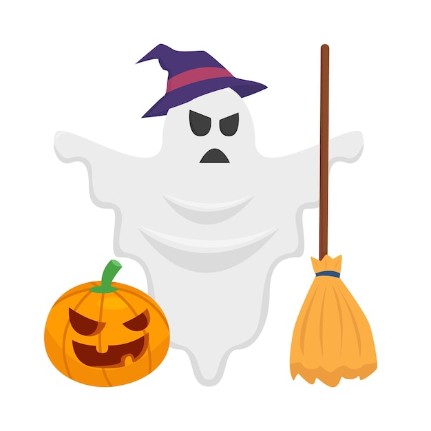 Vector illustration of ghost