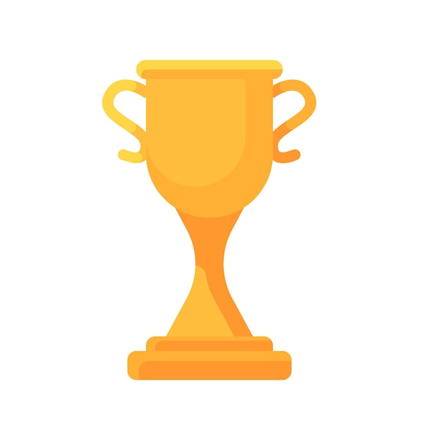Illustration of the gold trophy for first place