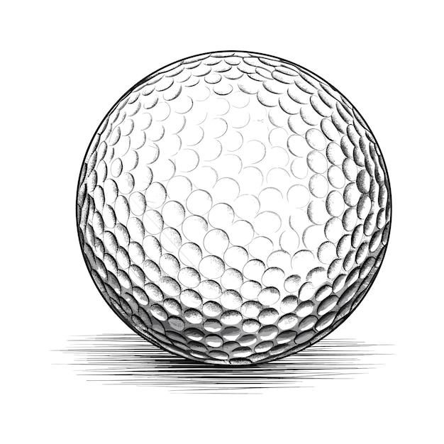 Иллюстрация мяча для гольфа
