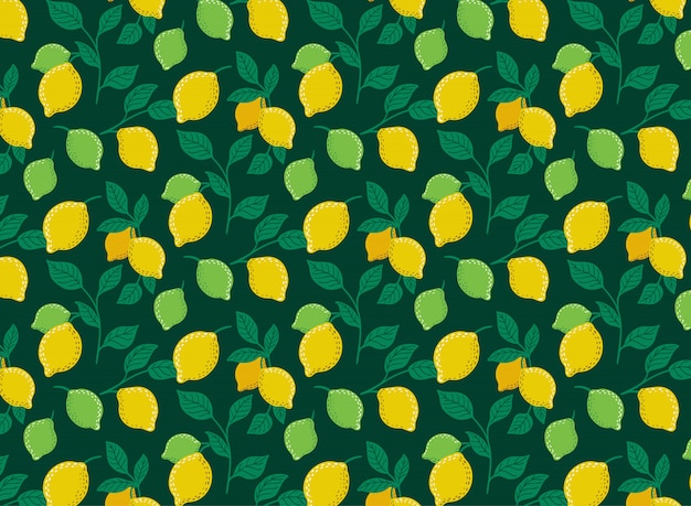 графический рисунок лимона