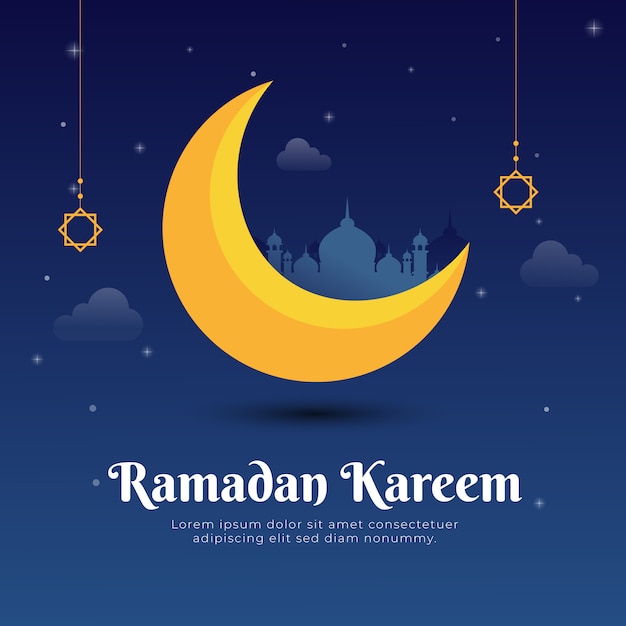 Vector illustration   graphic of ramadan kareem