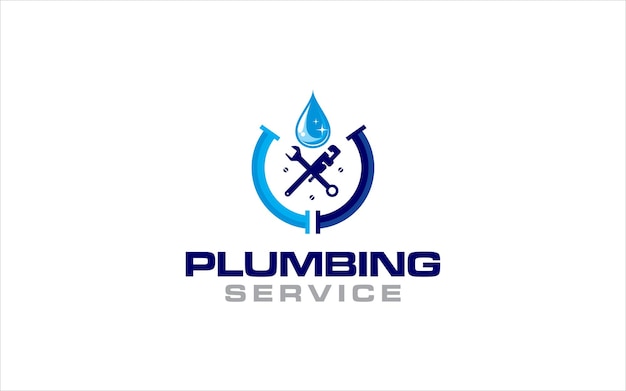Illustration graphic vector of plumbing and maintenance service logo design template