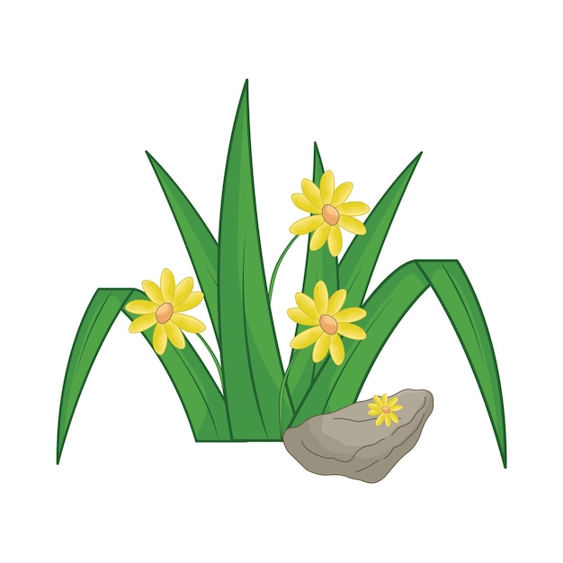 Vector illustration of grass