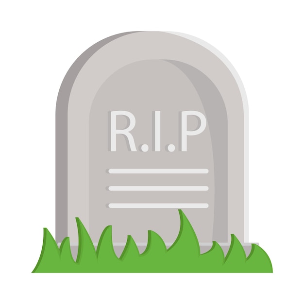 Vector illustration of graveyard