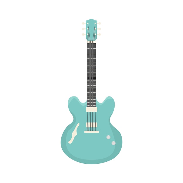 Illustration of guitar