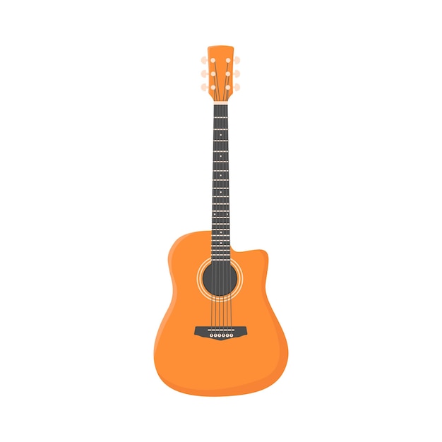 Vector illustration of guitar