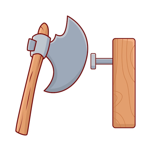 Vector illustration of hammer