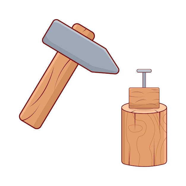 Illustration of hammer