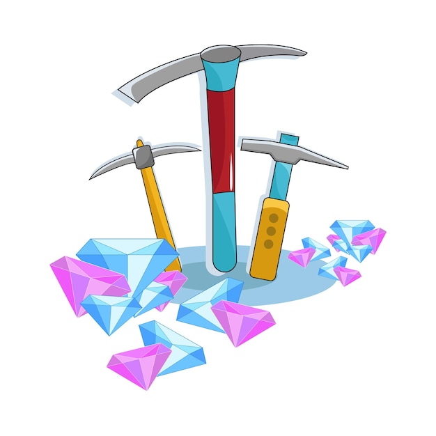 Vector illustration of hammer