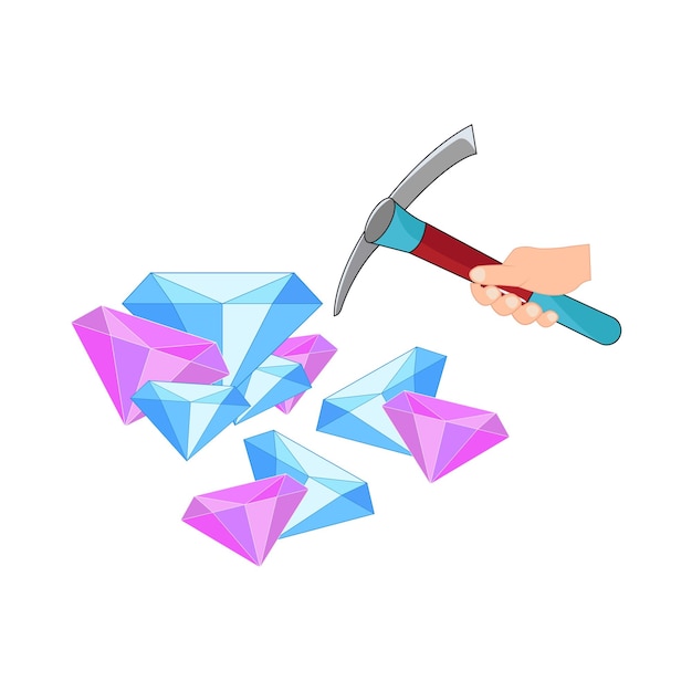 Vector illustration of hammer