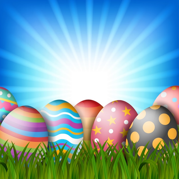 Illustration of Happy Easter Holiday