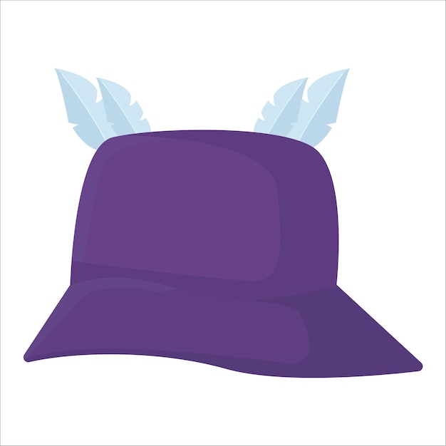 Vector illustration of hat