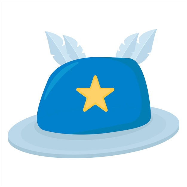 Vector illustration of hat