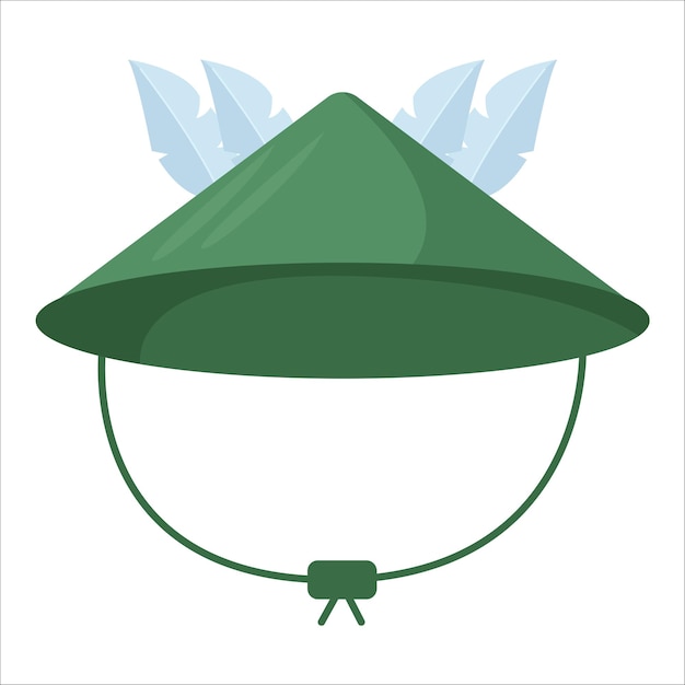 Vector illustration of hat