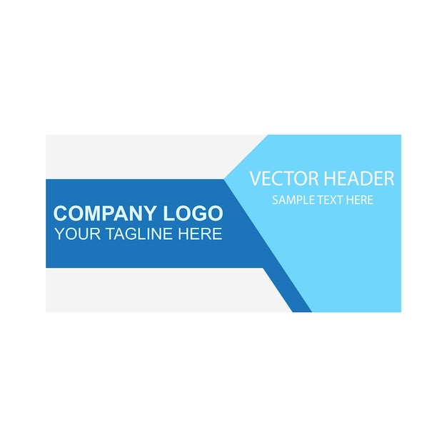 Vector illustration of header