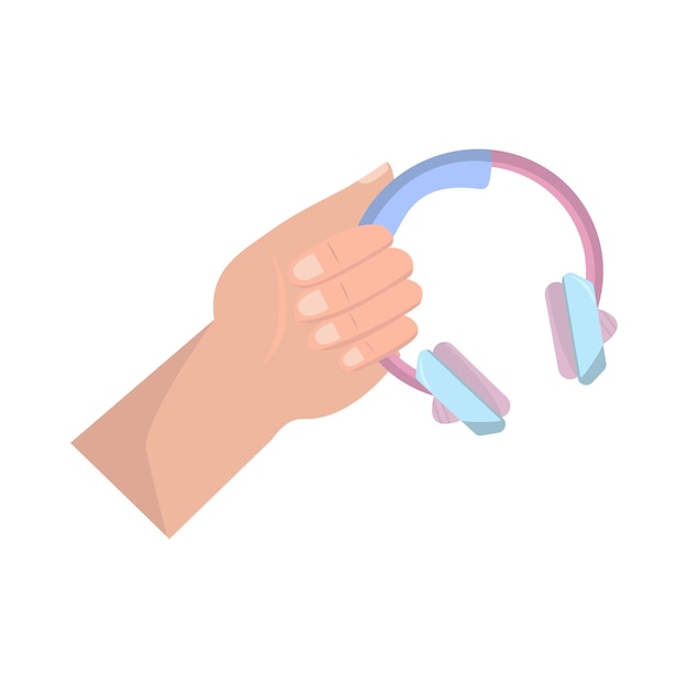 Illustration of headphone