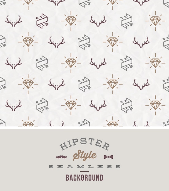 Illustrazione - stile hipster sfondo trasparente