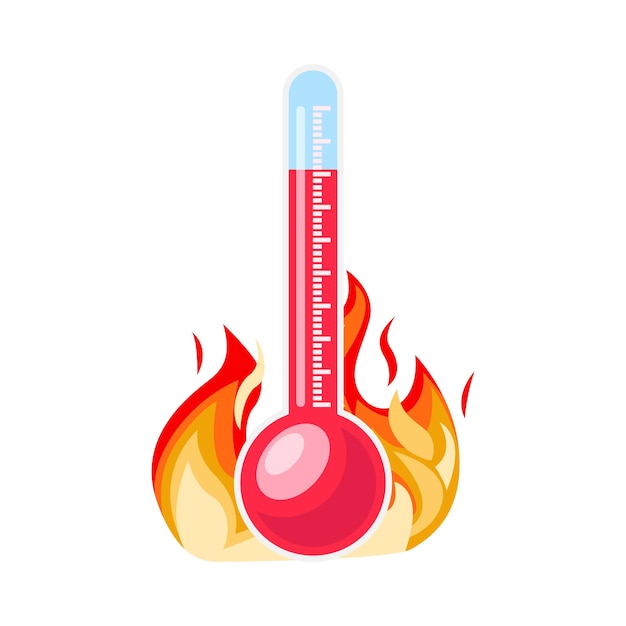 Vector illustration of hot