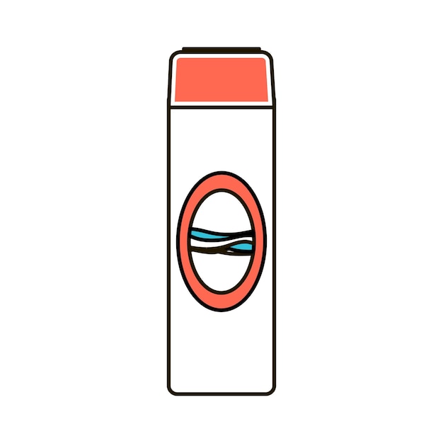 Illustration of Household Cleaning Bottle