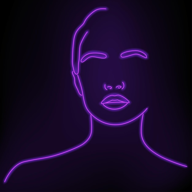 An illustration of a human head made from a dot image