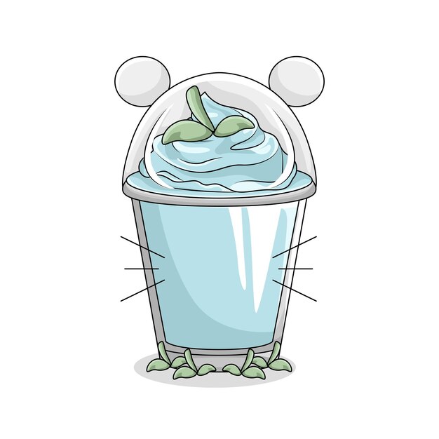 Vector illustration of ice cream