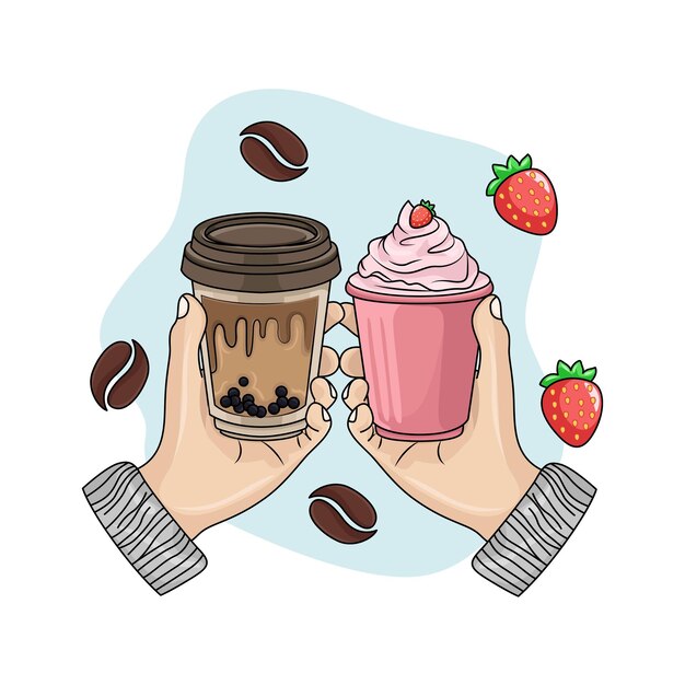 Vector illustration of ice cream