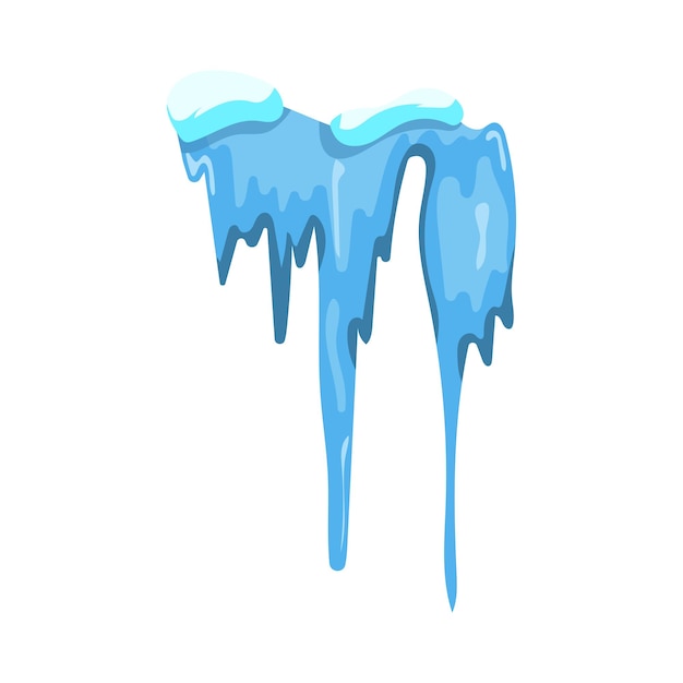 Vector illustration of icicles