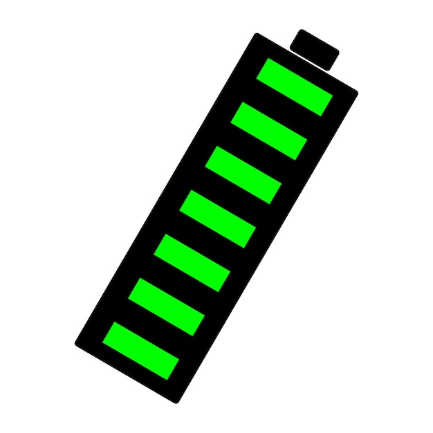 illustration icon of battery. EPS 10