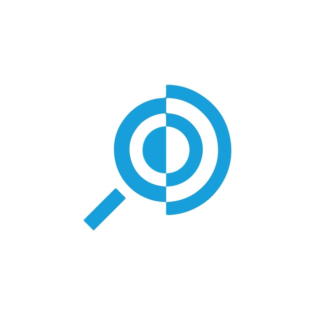 illustration of a icon Search Logo design