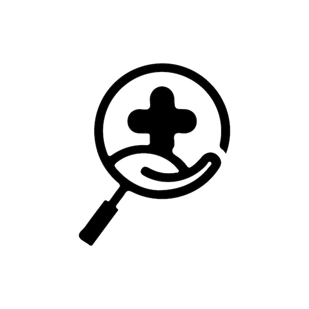 illustration of a icon Search Logo design