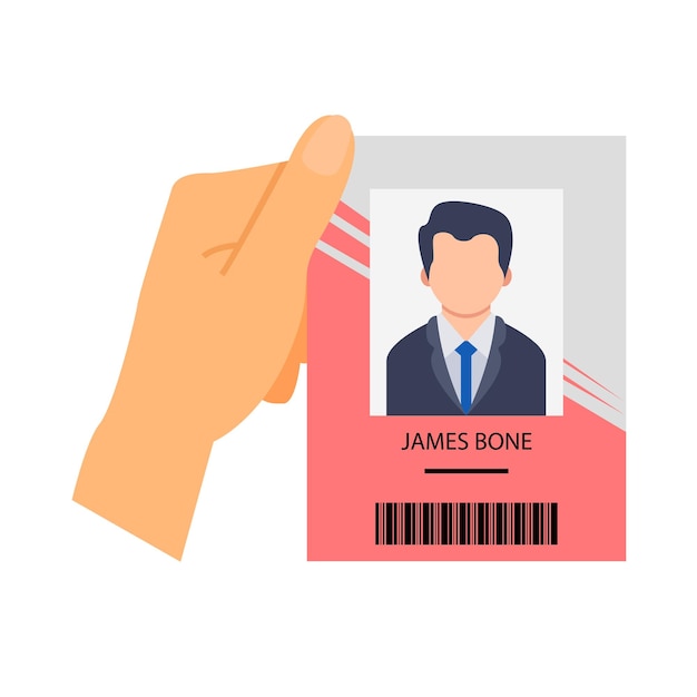 Illustration of ID Card