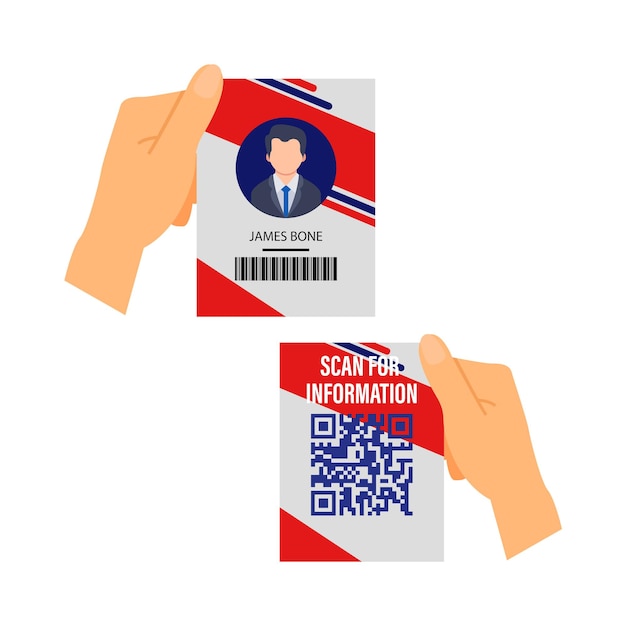 Illustration of ID Card