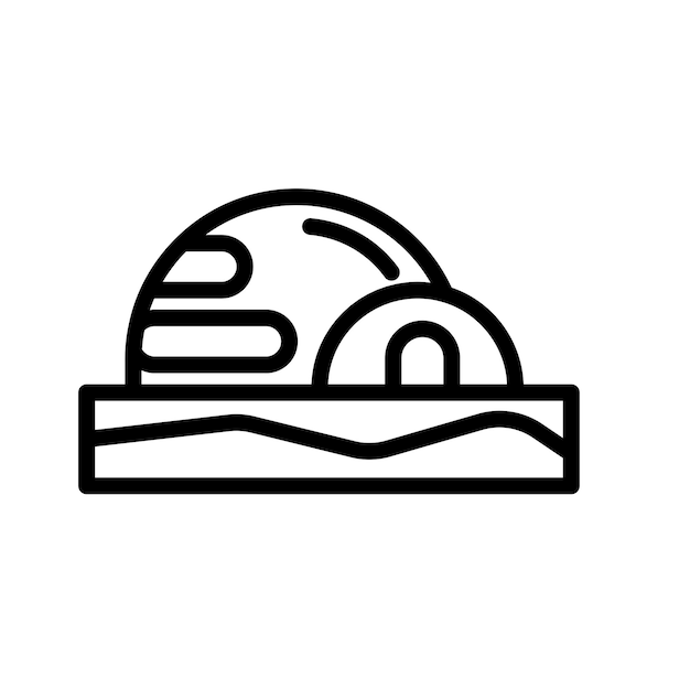 Illustration of igloo