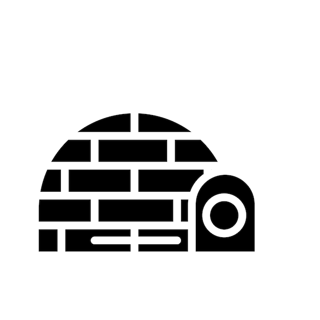 Vector illustration of igloo