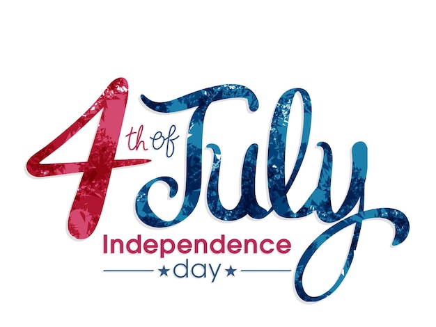 Illustration of Independence day of United states of America4 July