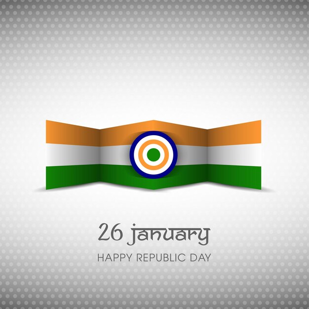 Illustration of Indian republic day 26th January