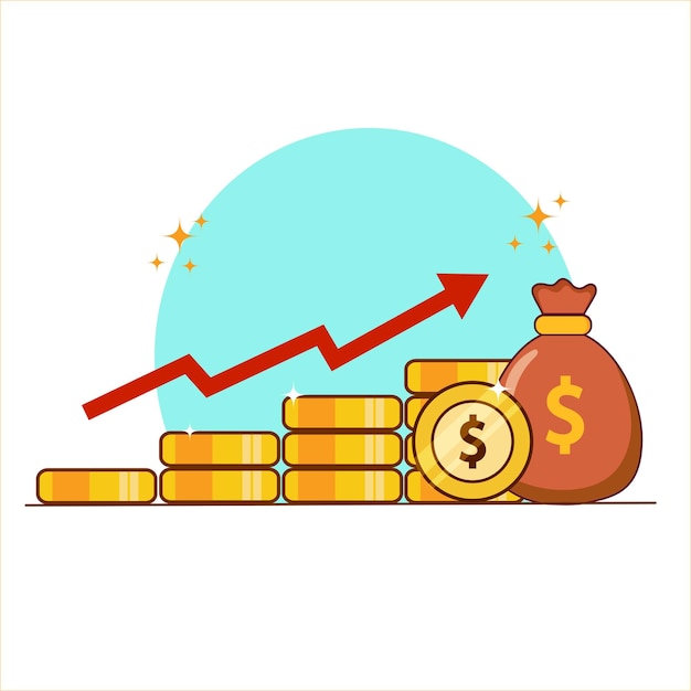 illustration of investment statistics