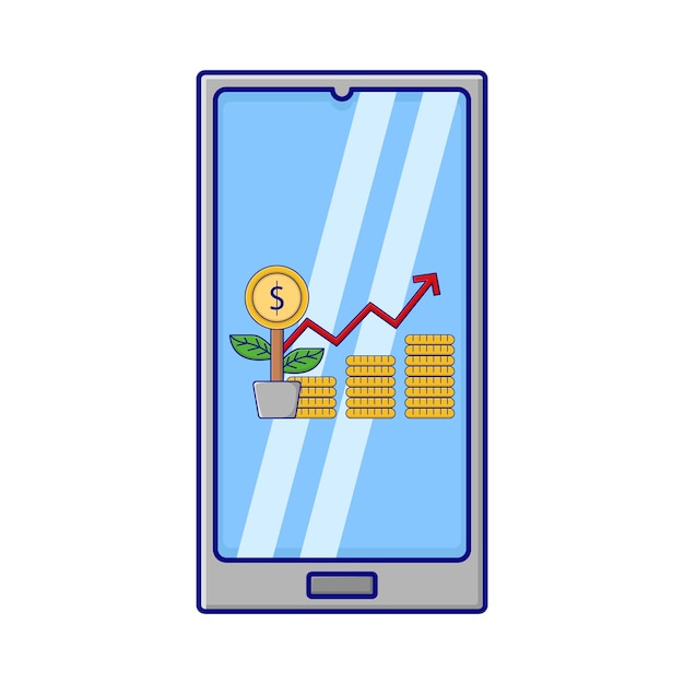 Vector illustration of investment