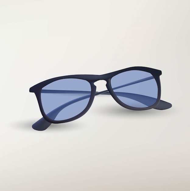 illustration of isolated sunglasses