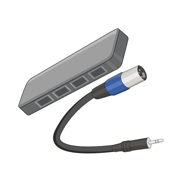 Illustration of jack connector