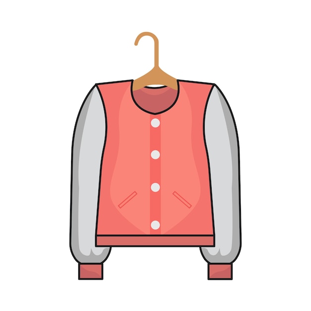 Vector illustration of jacket