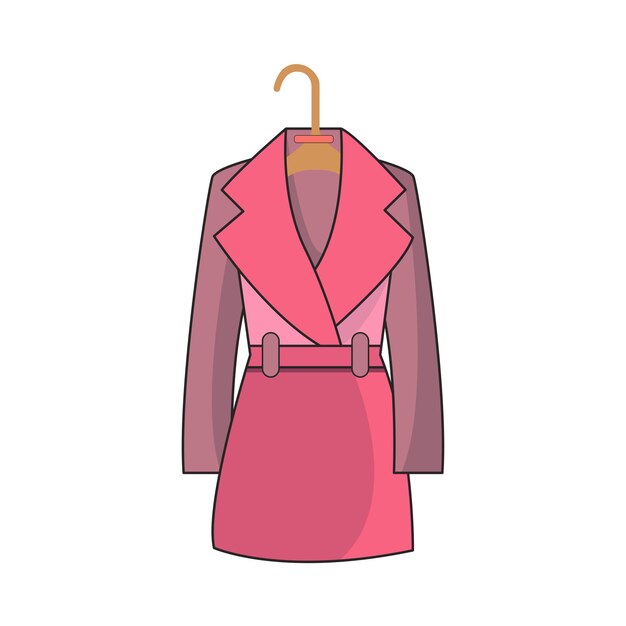 Vector illustration of jacket