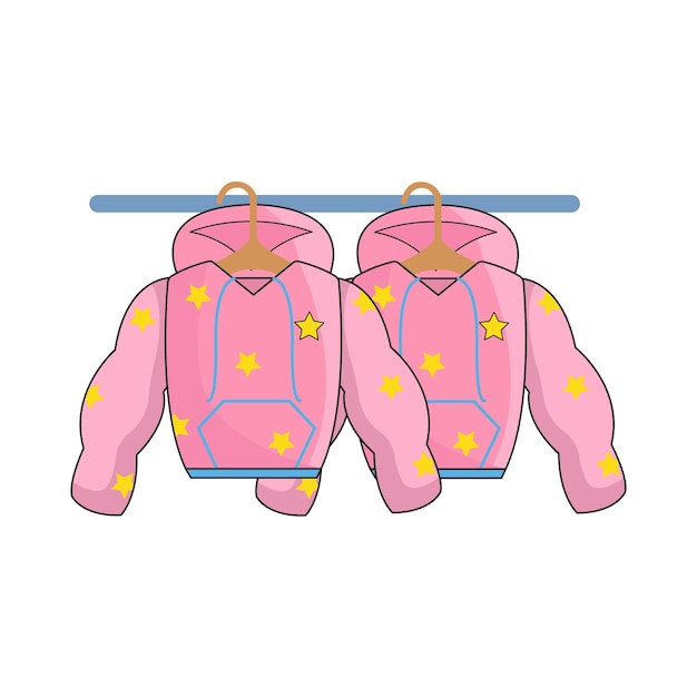 Vector illustration of jacket