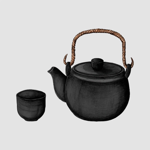 illustration of japanese beverage drink