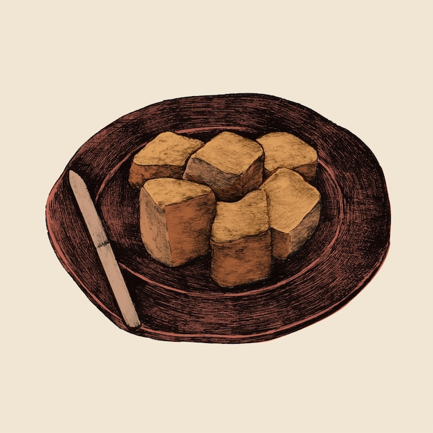 Vector illustration of japanese food